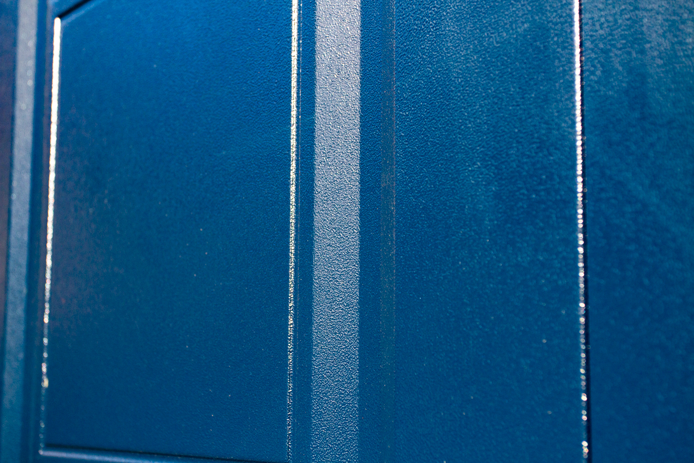 Novoferm Georgian Split Side Hinged Garage Door in RAL 5011 Steel Blue