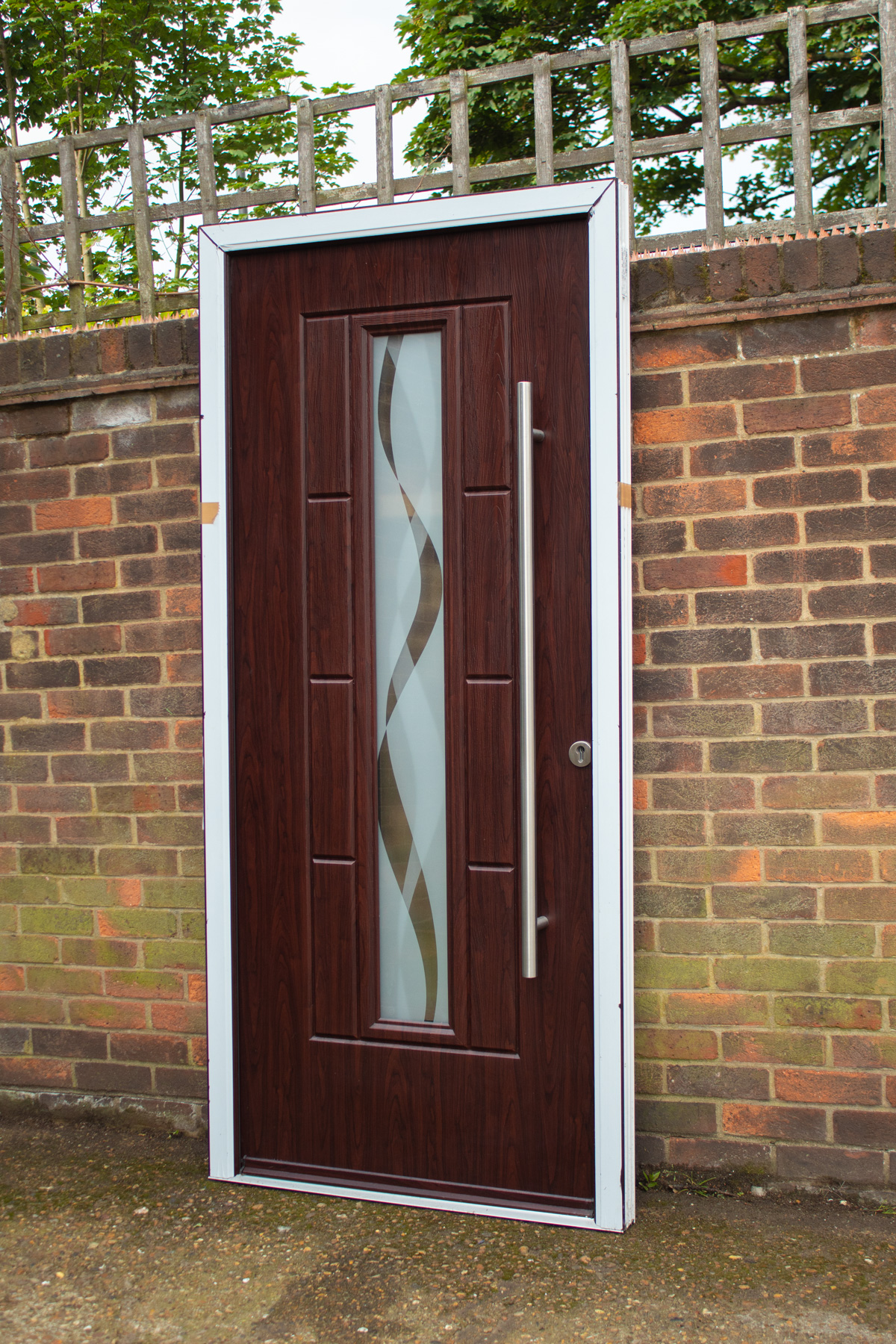 Rockdoor Vermont LH Opening Inwards in Rosewood