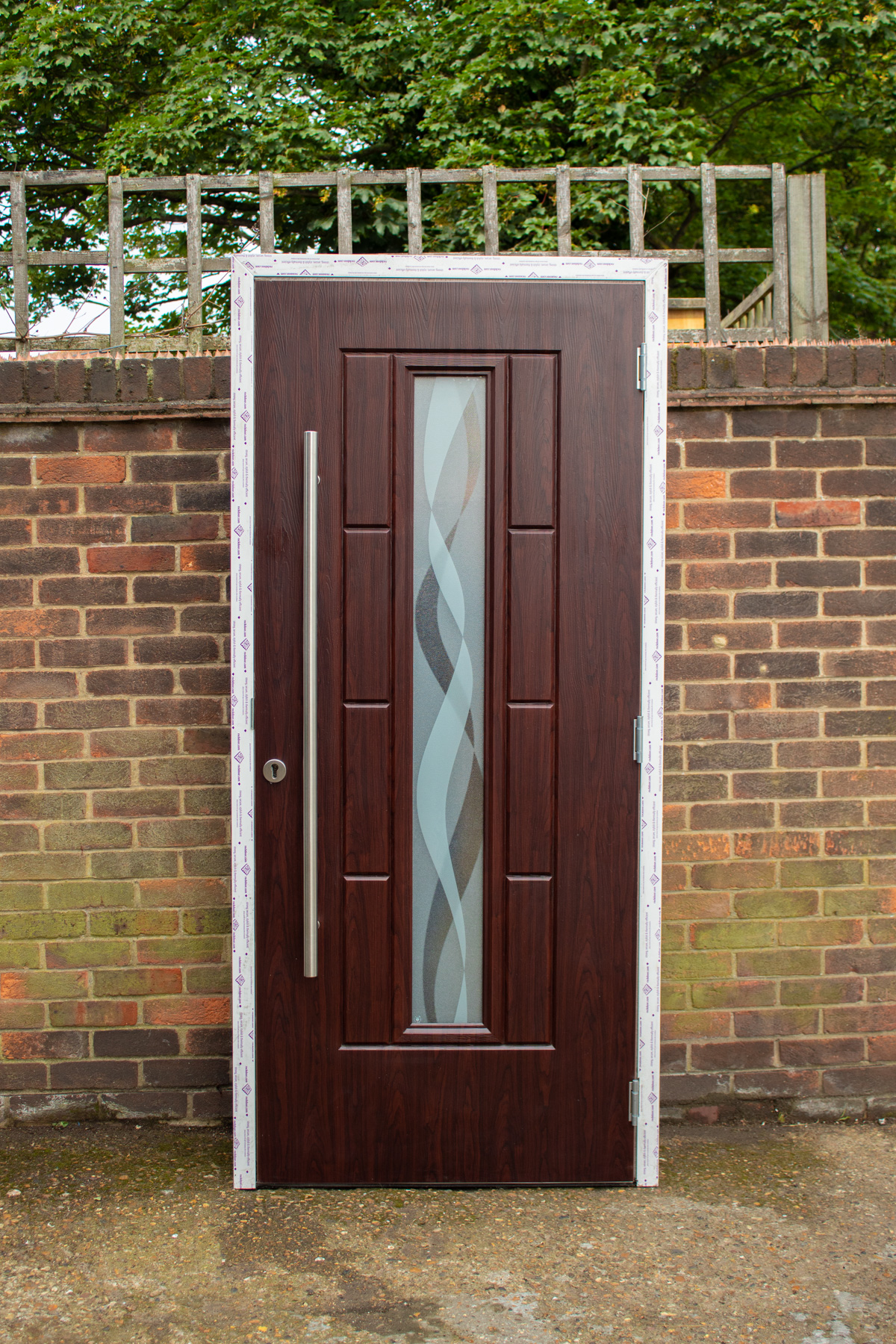 Rockdoor Vermont LH Opening Inwards in Rosewood