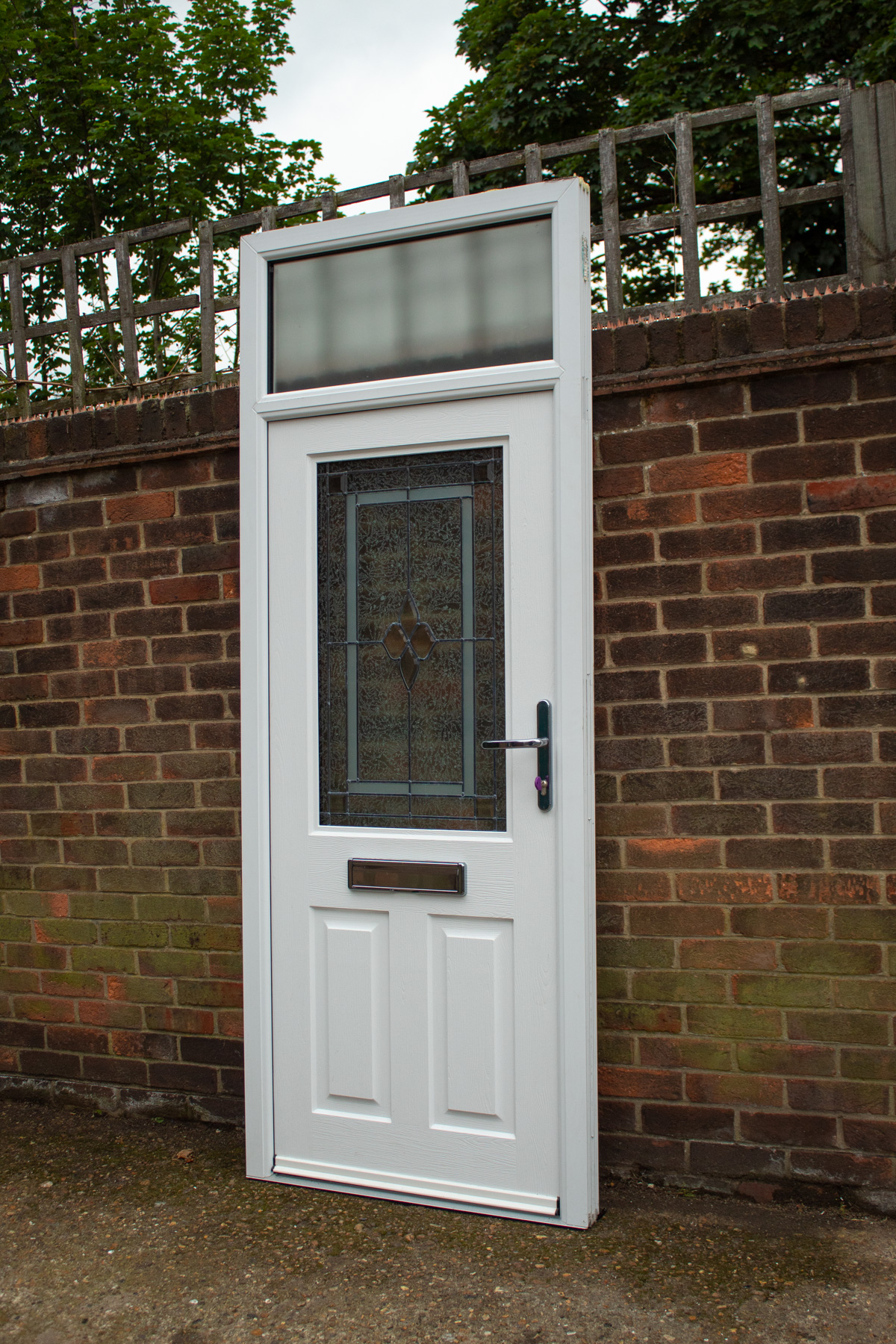 Rockdoor Windsor LH Opening Inwards in White Woodgrain