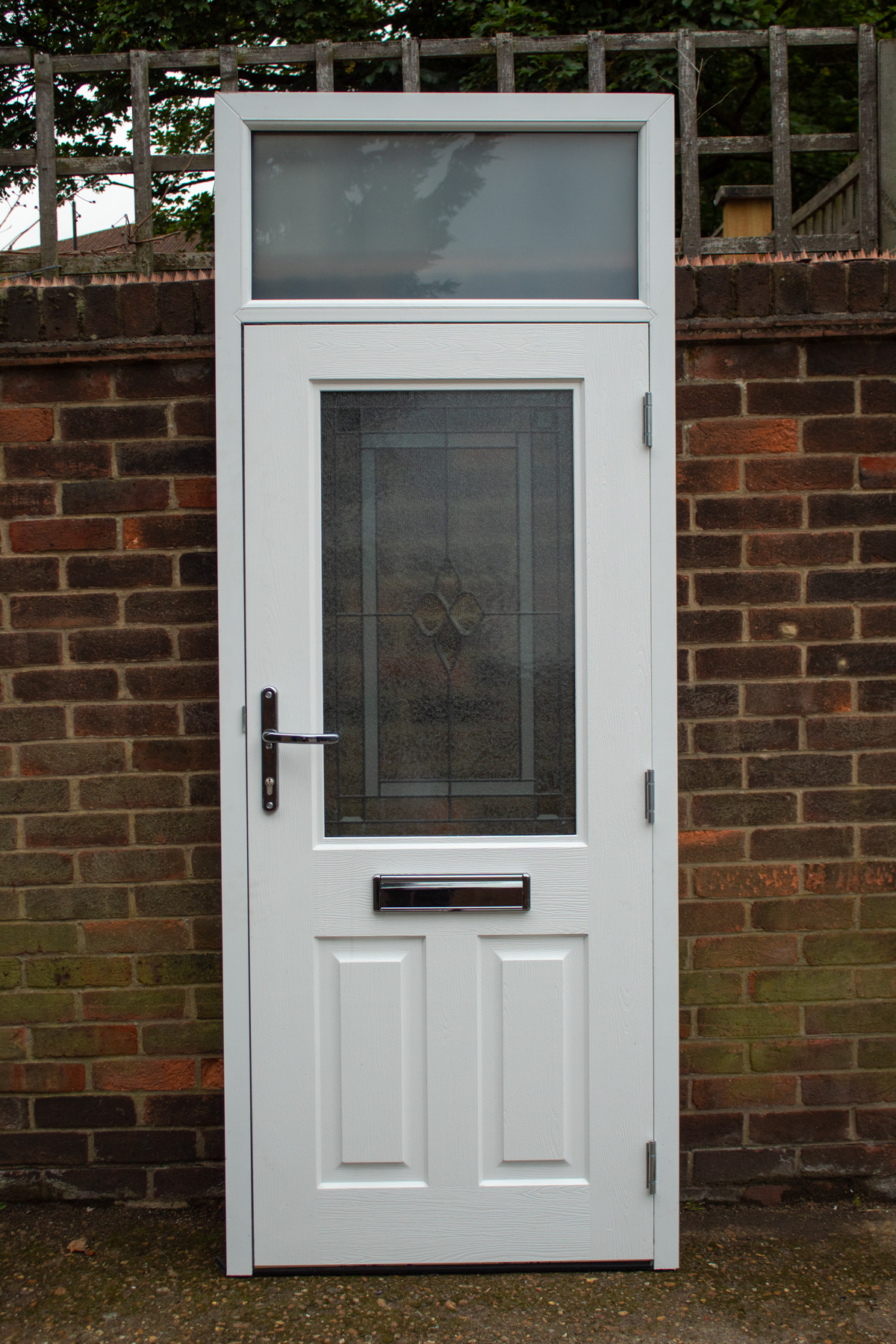 Rockdoor Windsor LH Opening Inwards in White Woodgrain