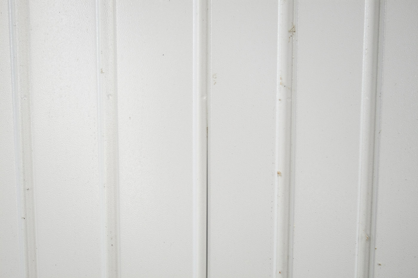 Fort Vertical Rib Side Hinged Garage Doors in White